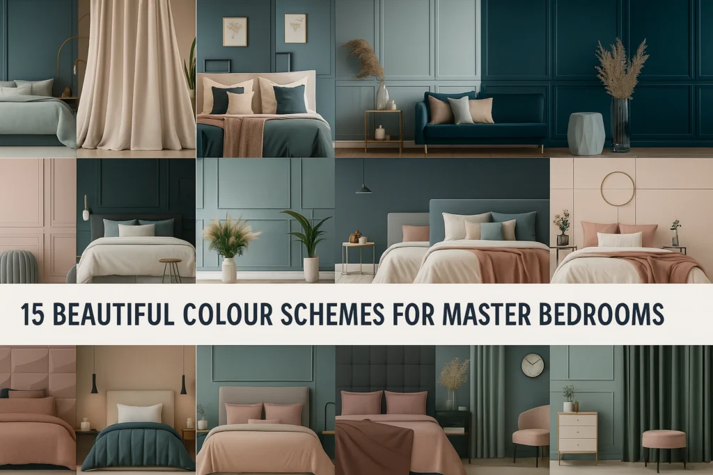 15 Beautiful Colour Schemes for Master Bedrooms