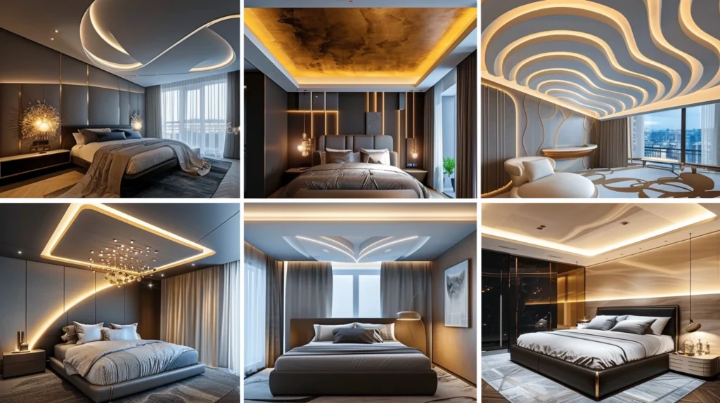 9 Modern Ceiling Design Ideas for Elegant Master Bedrooms